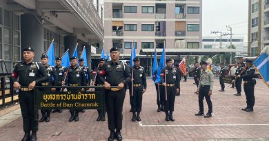 สปภ.อผศ. ซักซ้อมเตรียมความพร้อม ในกิจกรรมเดินขบวนพาเหรดกรณีสงคราม เนื่องในวันทหารผ่านศึก 3 กุมภาพันธ์ 2569